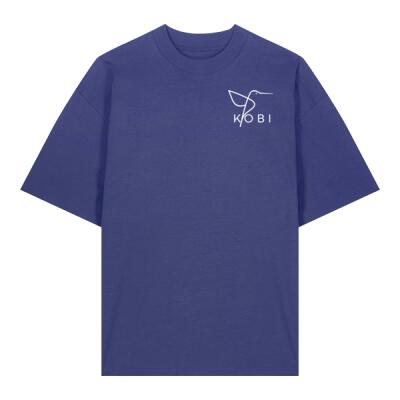 Oversize T-Shirt KOBI | Unisex | weißer Druck Miniaturansicht