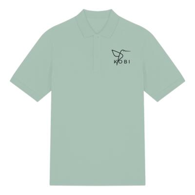 Polo KOBI | Unisex | schwarzer Druck Miniaturansicht