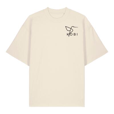 Oversize T-Shirt | Unisex | schwarzer Druck Miniaturansicht